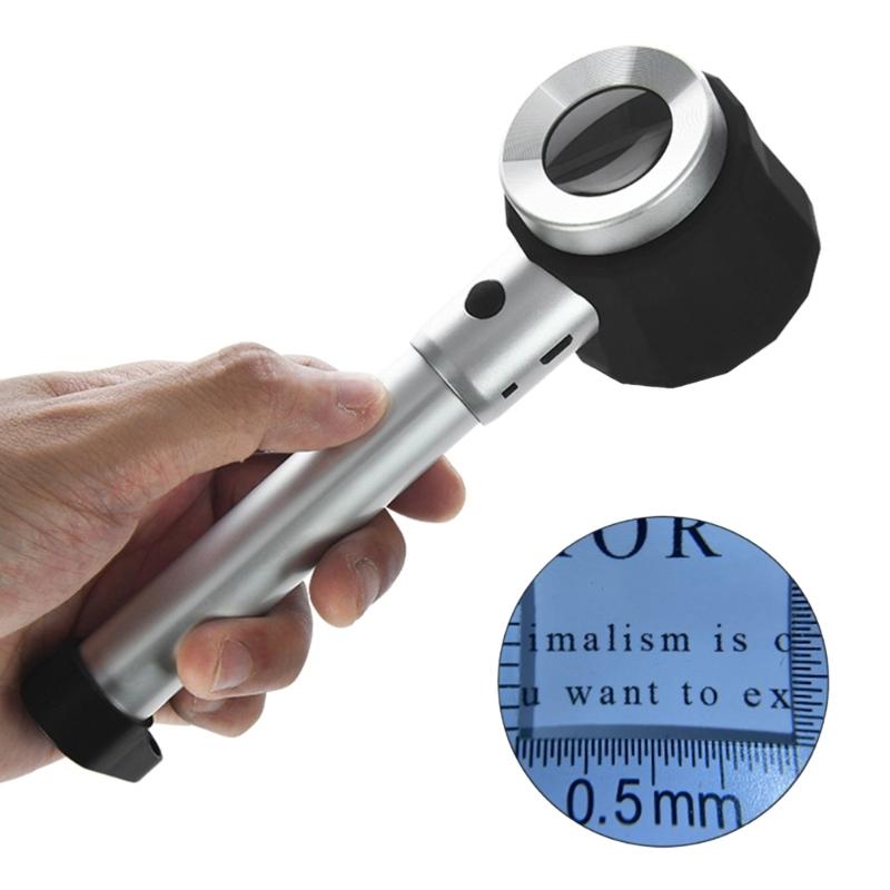 Magnifying Glass with Light, 30X Handheld LED Illuminated Magnifier for Seniors Reading, Inspection Jewelry