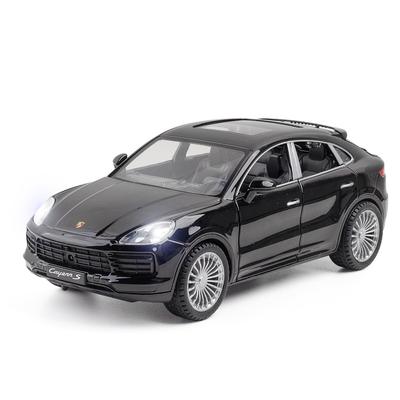 1/24 Porsche Cayenne S SUV Modello Auto in Lega Veicoli in Metallo pressofuso Simulazione Suono Luce Auto Giocattoli Da Collezione Regali di Compleanno per Bambini