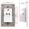 New 5V 2.1A USB Type-c Charger Thailand Standard 118mm Household Panel Thai Universal Wall Switch Power Switch Socket Series