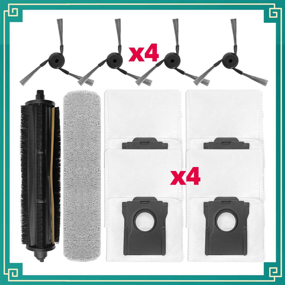 Compatible For MOVA Z50 ULTRA Vacuum Replacement Parts Main Tricut Brush Side Brush Roller Mop Cloth Dust Bag Filter Accessories