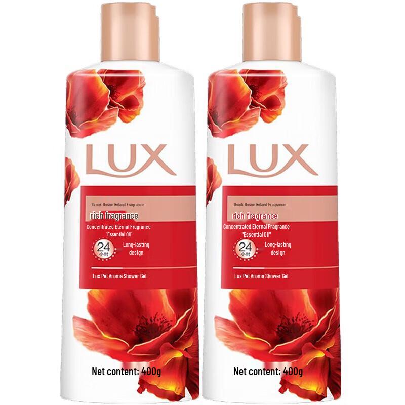 LUX Essential Oil Scented Body Wash, Peony Scent