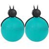 2PCS Silicone Hand Grip Balls for Reduce Pressure Wrist Exercise Massage Recovery ToolsGreen 35 Degrees