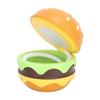 Cute Desk Lamp for Kids Rechargeable Hamburger Small Desk Lamps with Adjustable Neck Dimmable Touch