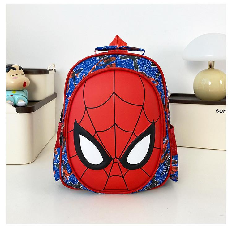 3d Spider-man Children's Backpack For Boys And Girls Stylish Nylon School Bag