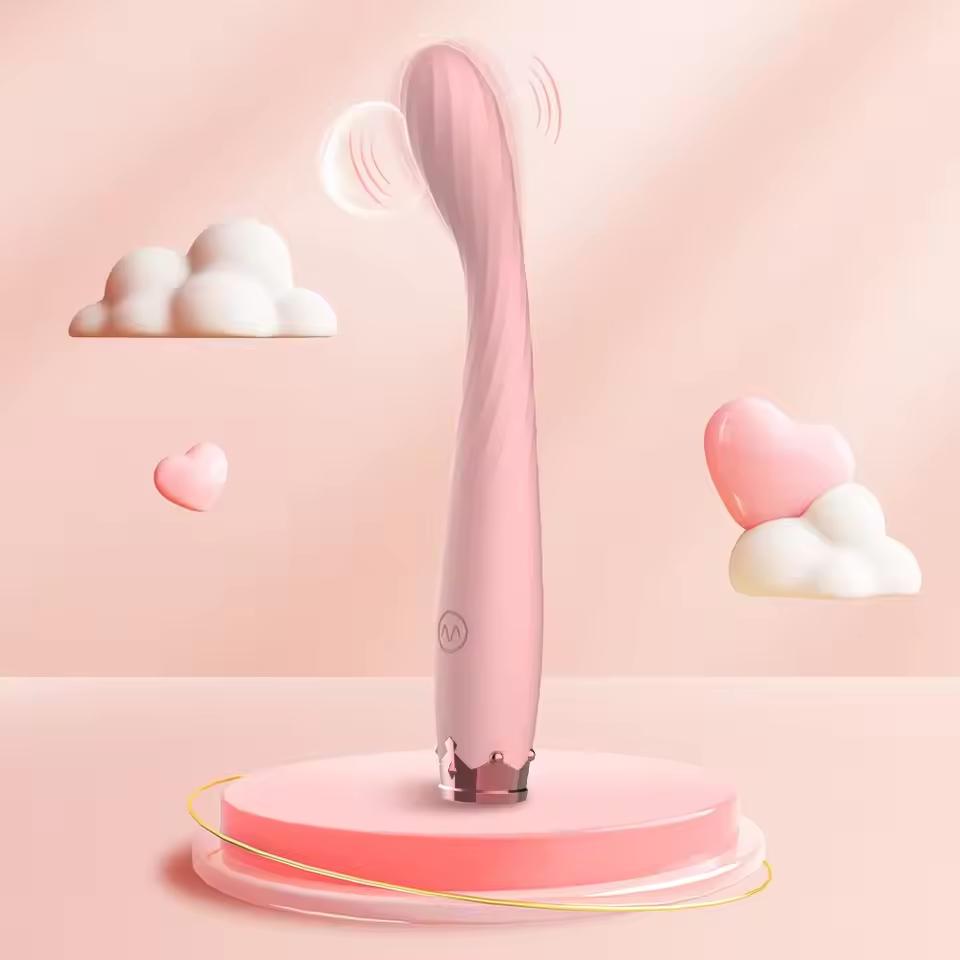 Rechargeable Powerful Finger G-Spot Vibrator Female Thrusting Dildo Vagina Massager Nipple Clitoris Stimulator Adult Sex Toy for Women 18+ Masturbator
