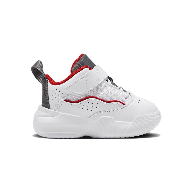 Air Jordan Stay Loyal TD White Light Graphite Baby Sneakers University-Red Black DC7231-105