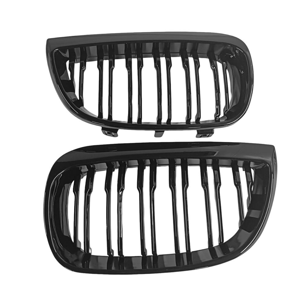 2Pcs Front Bumper Grille Grill 51137077130 Car Front Bumper Grille 51137127228 for BMW E81 E87 1-Series M-Sport Model 2004-2007