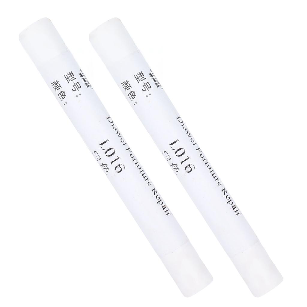 2pcs Furniture Paint Floor Repair Crayon Scratch Patch Paint Pen Wood Composite Repairing Material