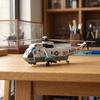Ocean Monarch Model Helicopter 1:72 Scale for Office Desk, Aviation Enthusiasts