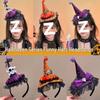 Kids' Halloween Ghost & Witch Hat Hairband - Cute & Funny Hair Accessory
