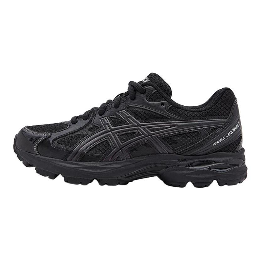 Asics Gel-Sonic Synthetic Leather Fabric Comfortable Sports Fashion Shock Absorption Durable Breathable Support Low Top Running Shoes 1014A370-001