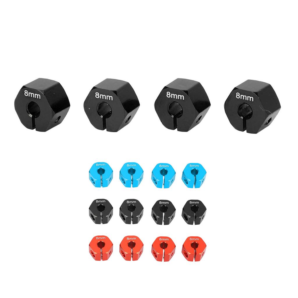 Hex Wheel Hub Adapter 8MM Thickness Aluminum Alloy Long Lasting 4.0mm Hole for SCX10 CC01 WRAITH 900