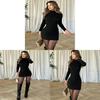 Sexy Bodycon Dress With Long Sleeves For Winter Party And Casual Wear