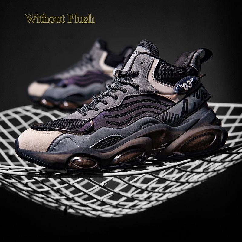 Новые высокие повседневные кроссовки с воздушной подушкой 39 серыйчёрный 2854₽