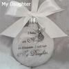 An Angel In Heaven Christmas Tree Hanging Ornaments Family Pendant Memorial Ornament Feather Ball