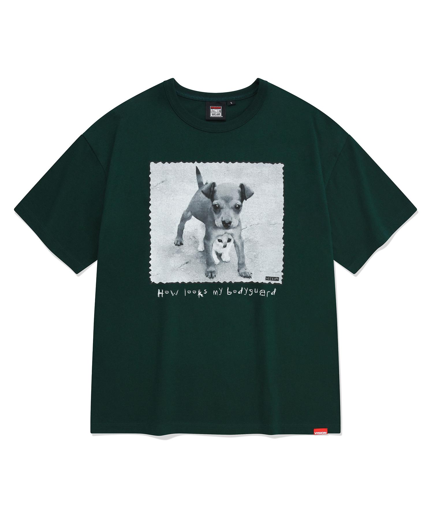 Vision Streetwear Vsw Body Guard Puppy T-Shirts Dark Green Xl