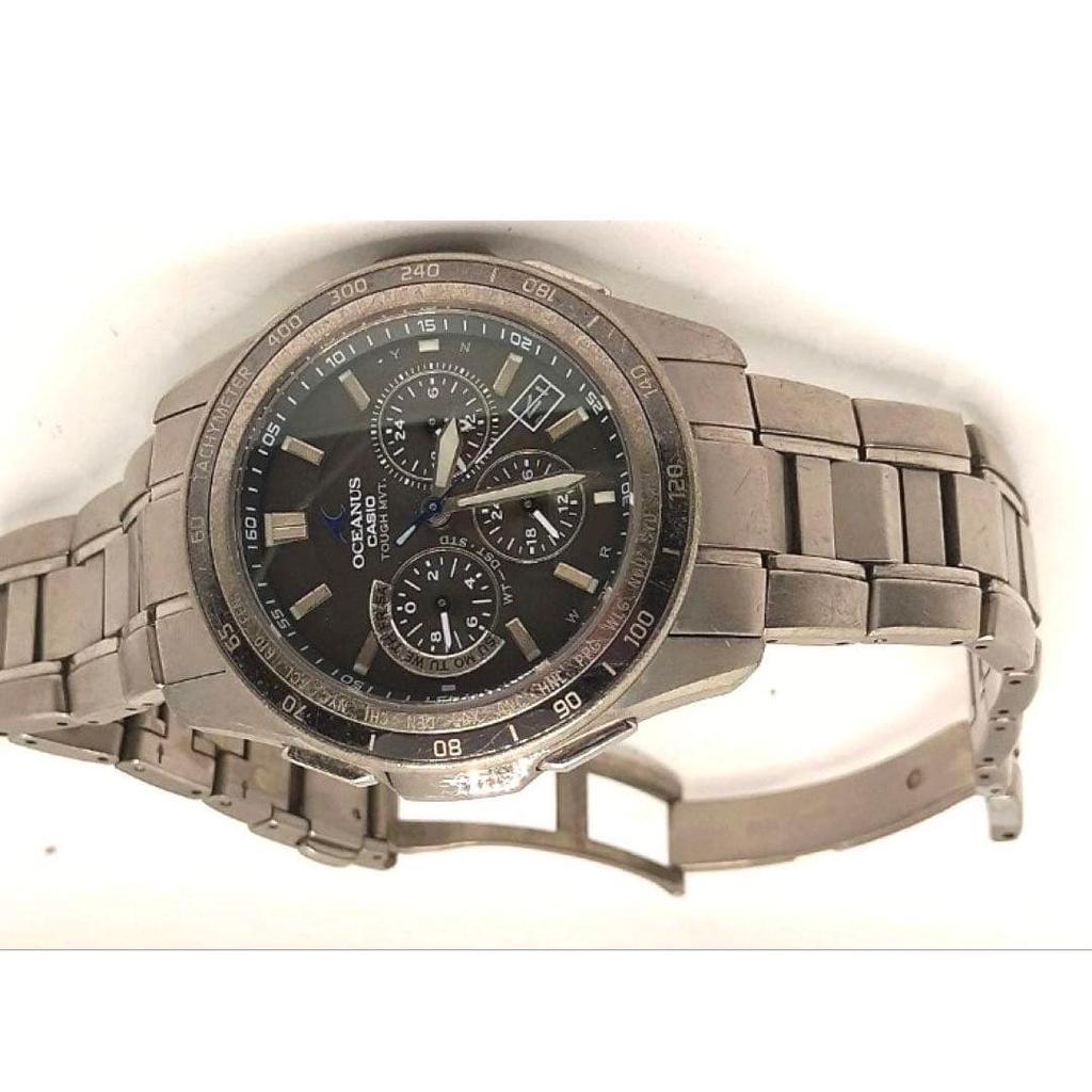 Used Operating Casio Oceanus Manta OCW-S1200 Radio-controlled Solar Watch