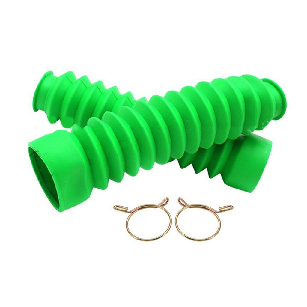 2pcs Motorcycle Front Fork Protector Cover Gaiter Gator Boots Shock Damping Dust Guard for Pit Dirt Bike Shock Absorber