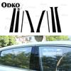 8Pcs Car Door Window Pillar Posts Trim Cover Stickers for Hyundai Santa FE 2007 2008 2009 2010 2011 2012
