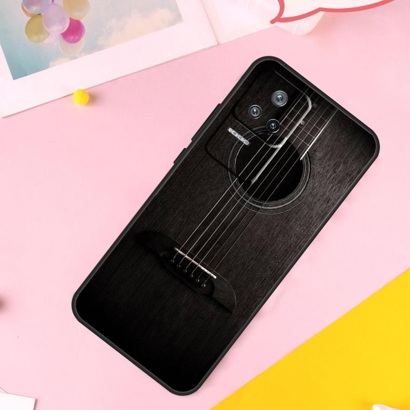 Vintage Music Guitars Case For POCO X6 M6 Pro X3 X5 F3 F5 M5s Xiaomi 14 13 Ultra 12 Lite 11T 12T 13T Pro Cover