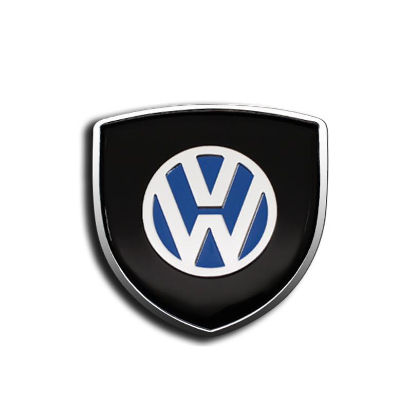 1/2Pcs Car Metal Badge Sticker Decoration Decal Emblem For Volkswagen Golf 7 5 4 6 Passat B6 Mk4 VW Mk7 Tiguan Gol R Accessories zw4