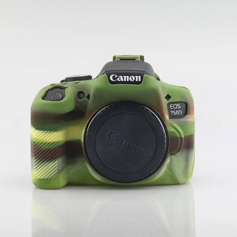 New Silicone Case for Canon EOS 750D - DSLR Camera Protective Cover and Bag