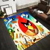Angry Birds Cartoon Carpet with Colorful Characters and Dynamic Action Scene Design Suitable for Use As an Anti-slip1 For1room and Bedroom Sofas