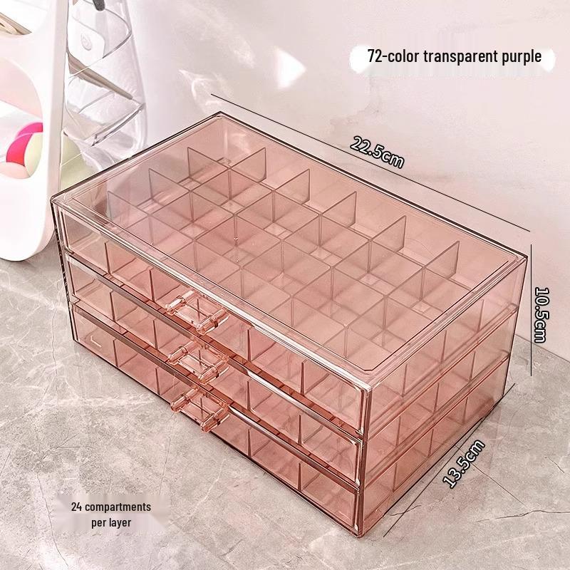 Большая многоуровневая шкатулка для хранения украшений с отделениями с защитой от окисления