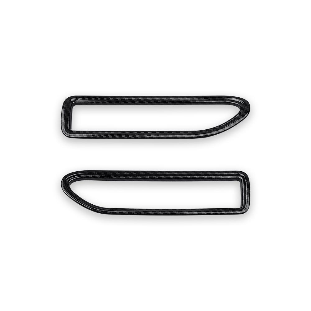 Carbon Style ABS Car Front Air Vent Outlet Trim Cover For Hyundai Sonata DN8 2021-2024 Left-hand Drive Decoration Accessories