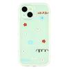 For iPhone 15 Case Sunflower Series TPU+Acrylic Clear Phone Back Cover