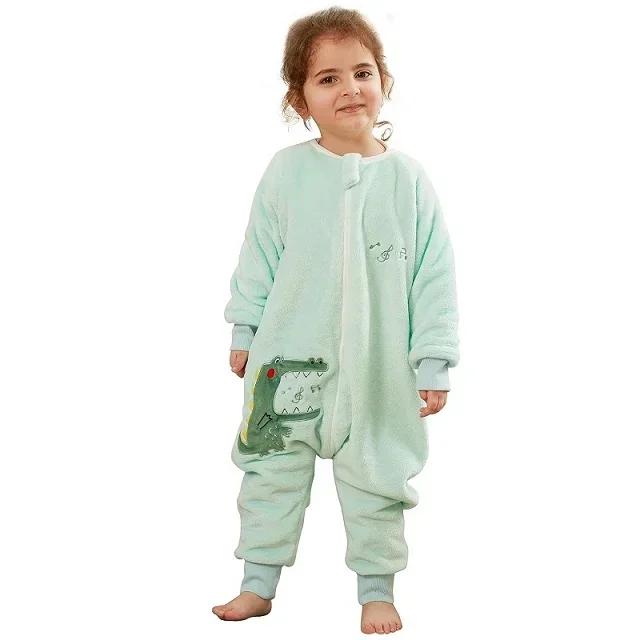 Kinderen Dieren Dinosaurus Kigurumi Kostuum Cosplay Cartoon Jumpsuit voor Kinderen Halloween Kerst Meisjes Jongens Met Capuchon Pyjama Onesie