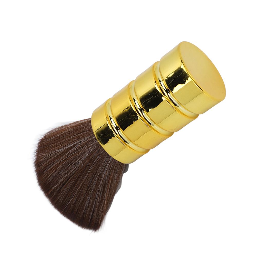 Barber Neck Duster Brush Soft Gentle Electroplating Process Professional Neck Cleaning Brush