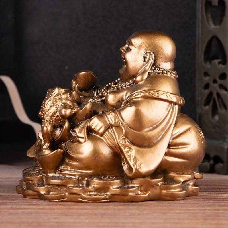Feng Shui Fortune Large-Bellied Maitreya Buddha Figurine Buddha Home Decoration