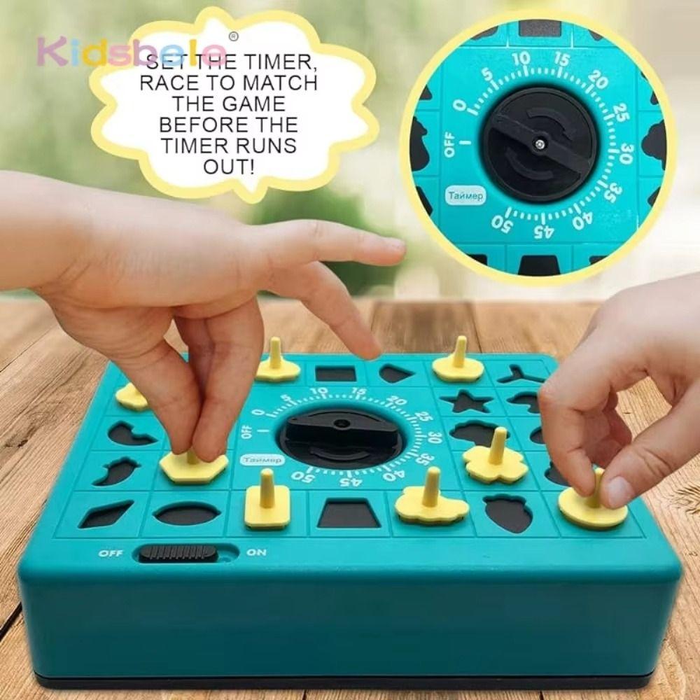 Twee Spelers Timing Puzzel Bordspel Familie Plezier Tijd Bordpuzzel Speelgoed Bordspellen