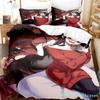 Spy Family Yor Forger Bedding Set Single Twin Full Queen King Size Bed Set Aldult Boys Bedroom Duvetcover Sets Anime Bed Sheet