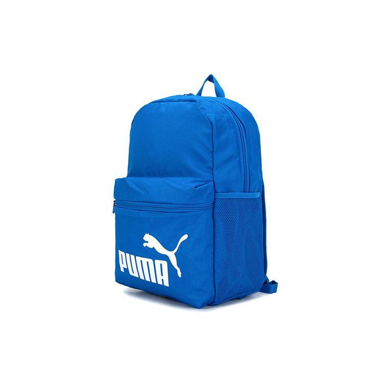 Puma Sports Casual School Fabric Backpack Unisex Backpack Blue 079943-06 Blue,Regular