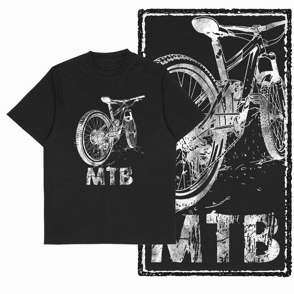 2026 HOT SALE Vintage Graphic T-shirt Mountain Biking T-Shirt Men Women Trail Rider Off-Road Bike Graphic Cotton Short Sleeve Tee Shirt Casual Top