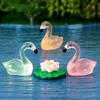 30Pc Luminous Mini Resin Flamingo Ducks Glow In The Dark Tiny Flamingo For Micro Fairy Garden Landscape Dollhouse Aquarium Decor