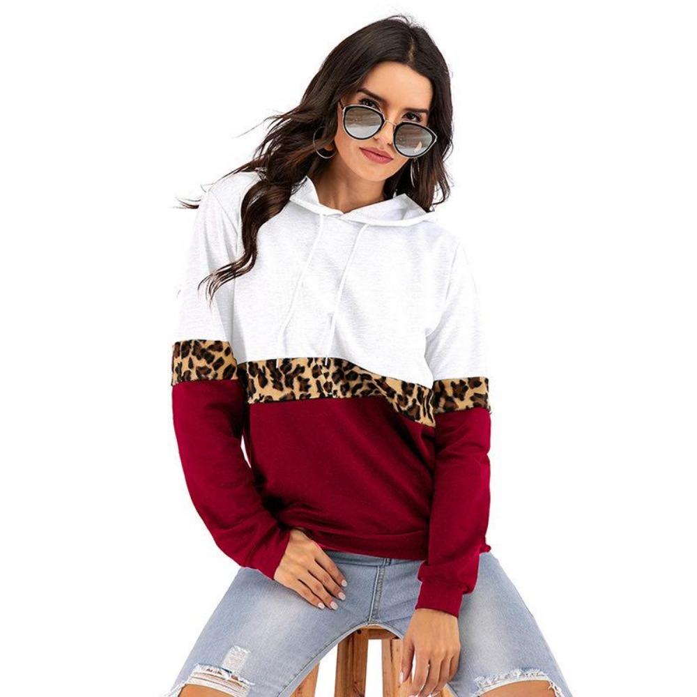 Fashion Sexy Leopard Print Hoodies Men Women Oversized Long Sleeve Pullover Casual Kids Hoodies Sweatshirt Clothing