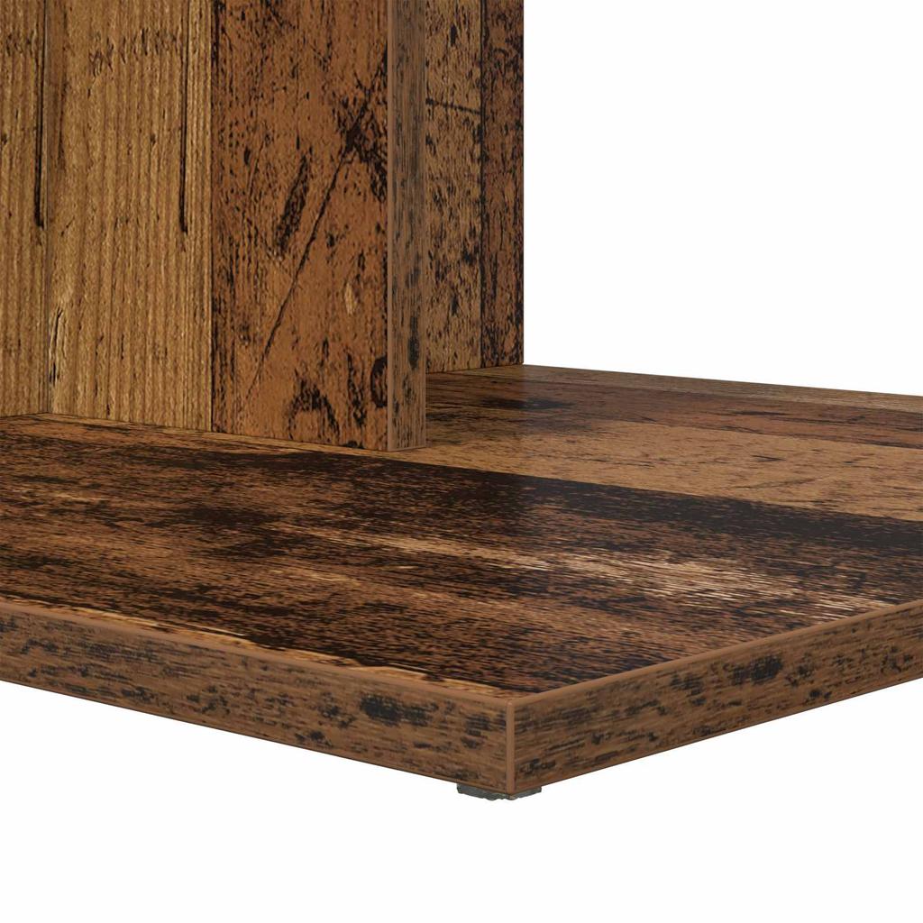 Side Table Reclaimed Wood 45 x 40 x 62.5 cm Engineered Wood