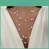 Fashionable Women Pendant Necklace With Pearl Chain And Geometric Alloy For Winter