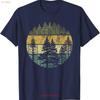 Retro Forest Trees Outdoors Nature Vintage Adults Kids T Shirt Vintage Designer Clothes Casual Comfortable Versatile
