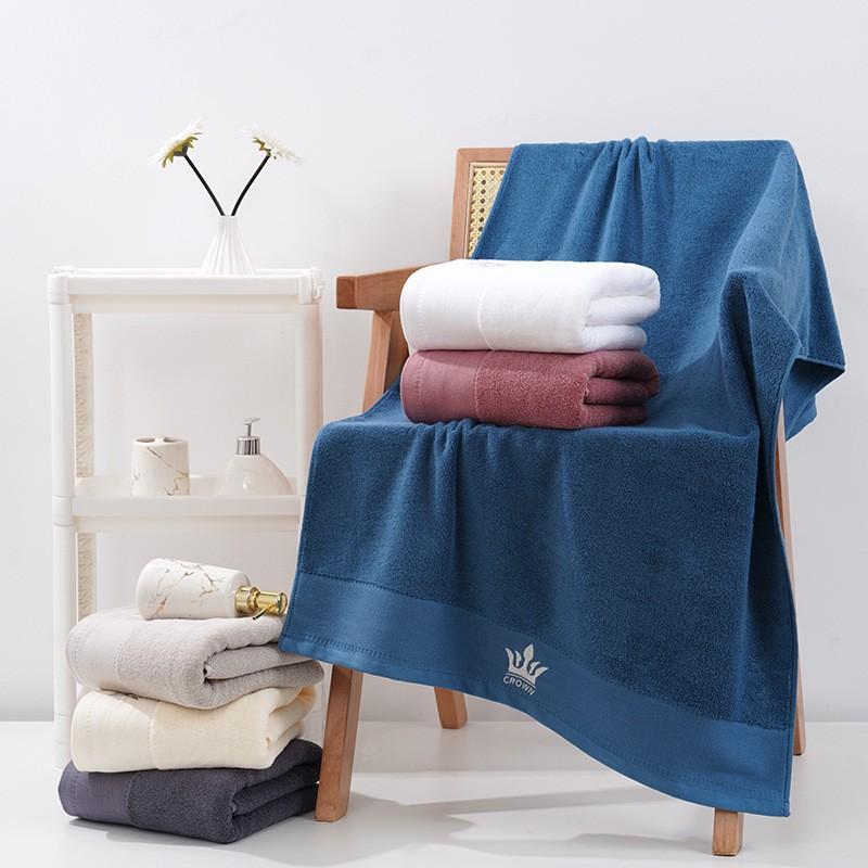 Cotton towel bath towel small bath towel embroidery crown hotel sports bath towel