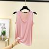 Loose Fit Modal U-Neck Tank Top for Summer In Sizes L To 6XL