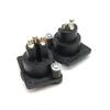 5/20Pcs XLR Female Socket Panel Mount Audio Video 3Pins XLR Connector with Protecting Cover