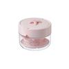 Drainable Design Denture Retainer Case Portable Denture Soak Cup  For Invisible Aligners