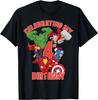 Avengers Celebrating My 4th Birthday T-Shirt Small