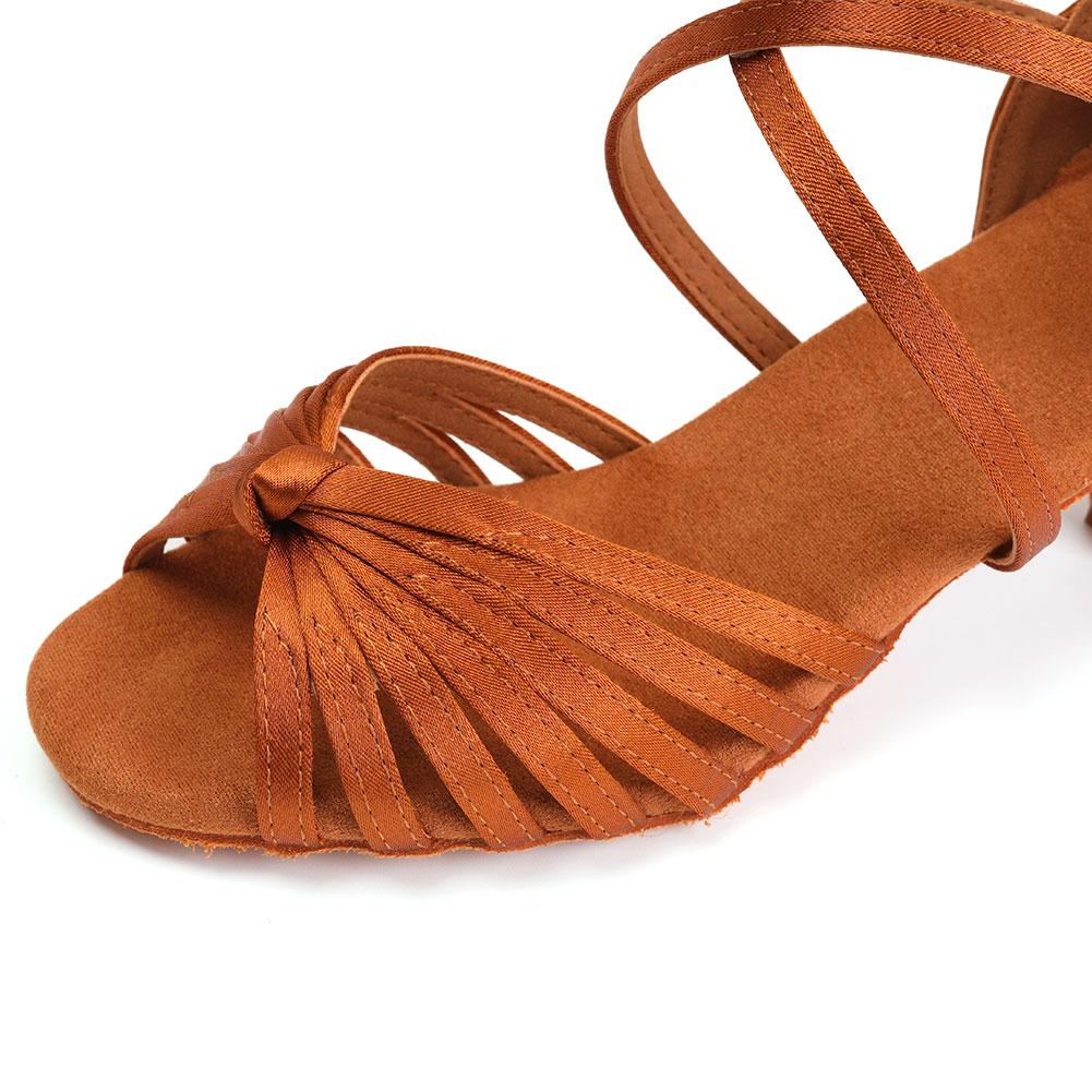 Pantofi de dans latino profesionisti pentru femei Salsa Pantofi de dans pentru interior Toc mijlociu 5cm