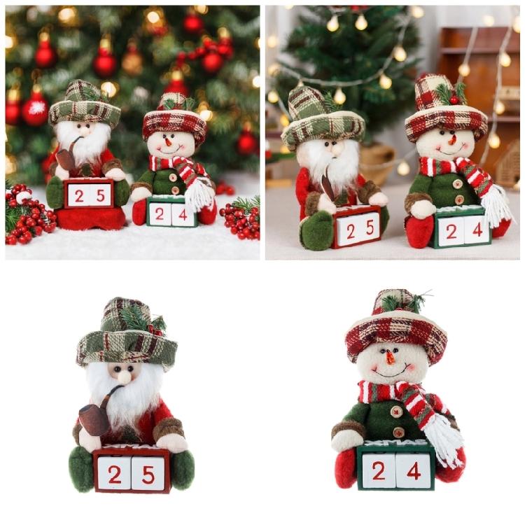Enchanting Gnomes Advents Calendar Elegant Christmas Gnomes Countdowns Calendar Ornament Stable Festival Decoration