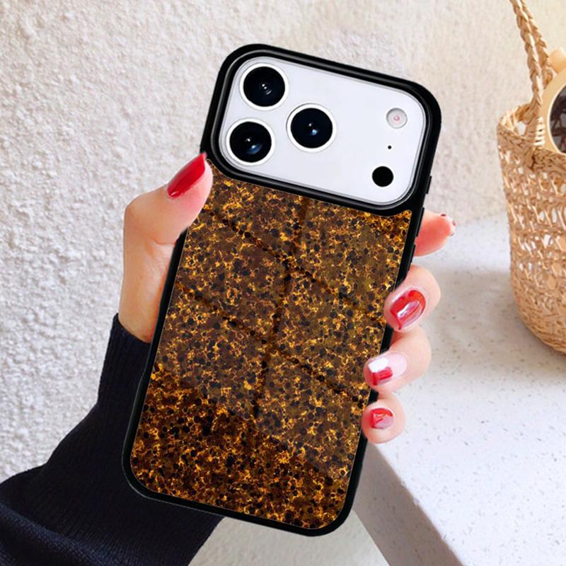 Tortoise Shell Pattern Marble Phone Case For iPhone 17 Air 16 15 14 13 12 11 Pro Max Plus iPhone17 Pro